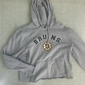 47 Gray Bruins Pullover Hoodie